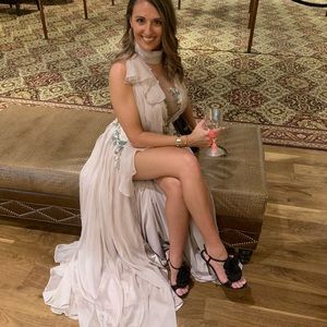 Portia and Scarlet Gown